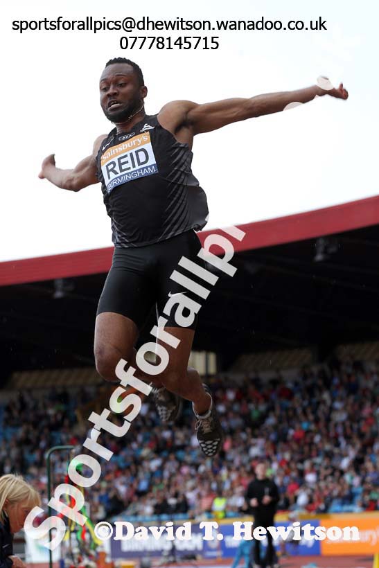 Mens long jump, Sainsbury's British Champs, Alexander Stadium, Birmingham. Photo: David T. Hewitson/Sprts for All Pics